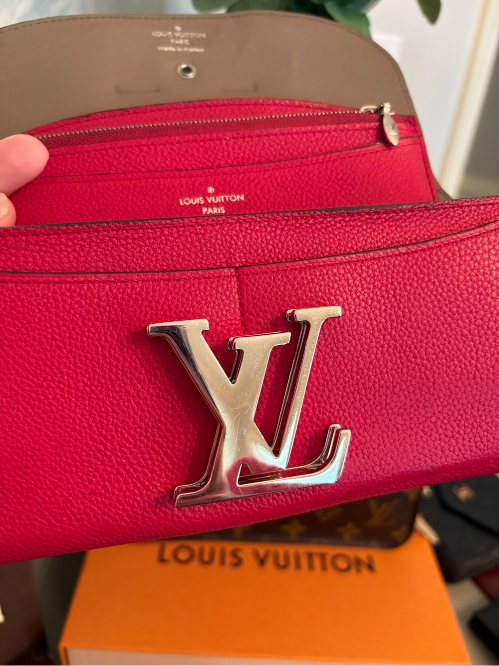 Louis Vuitton Vivienne Long Wallet Red-all inclusive!